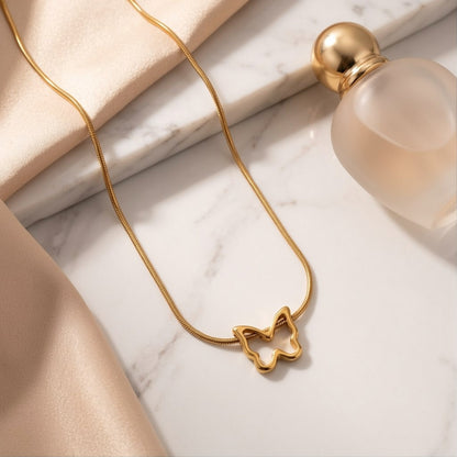 Butterfly Pendant Necklace-Anti Tarnish Butterfly Necklace