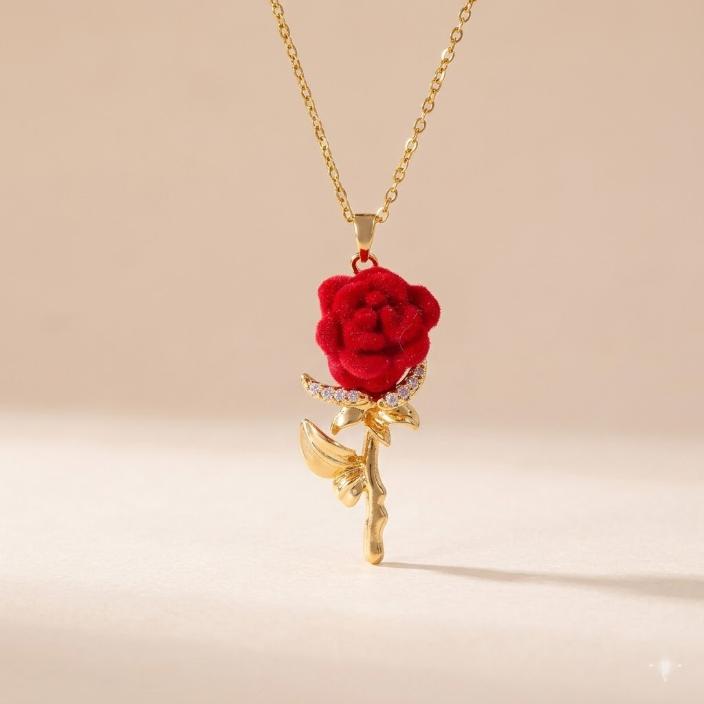 Yasrab Eternal Heart Necklace – Anti Tarnish Stainless Steel Necklace for Women Waterproof Gold Jewelry